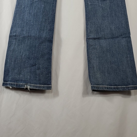 Distressed Embellished Wide Leg Jeans - Picture 10 of 10